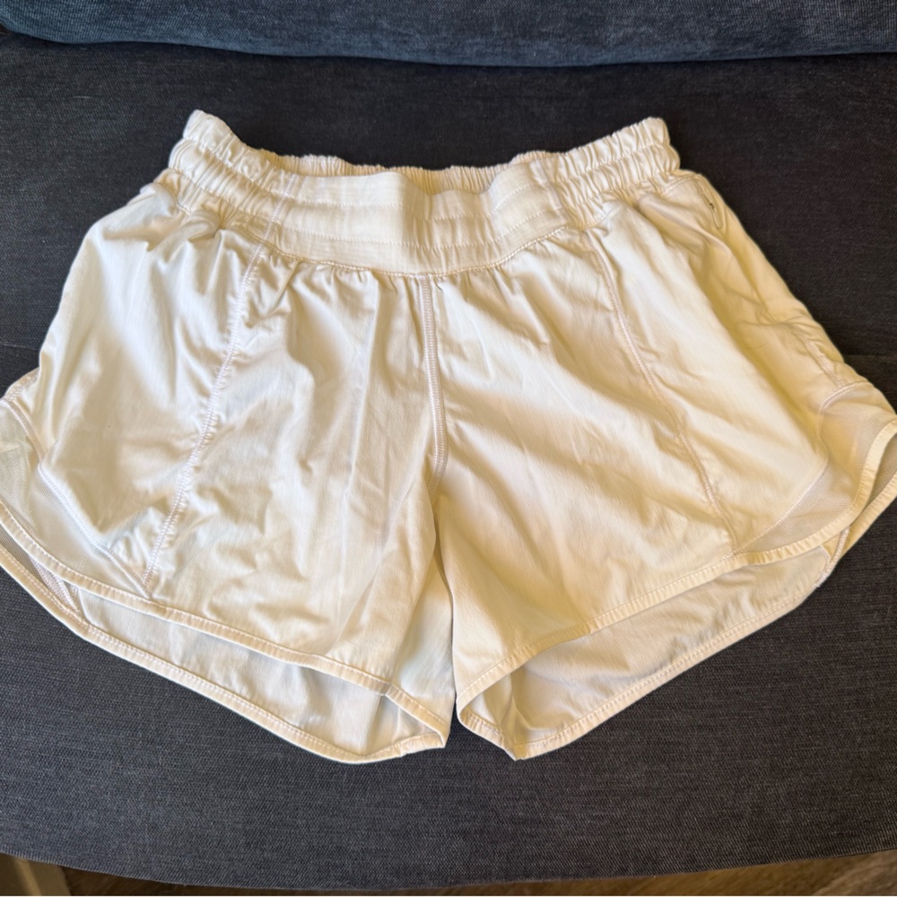 Lululemon Athletica Women's White Athletic Shorts